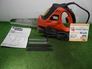 1..2 position *BLACK+DECKER electromotive saw *sigso-KS900G code type wood cutting power tool black and decker secondhand goods 240423