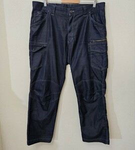 *Jawin/ja wing / men's / waist 101cm/ pants / bottoms / working clothes / work clothes / bright ne- Be / large size 