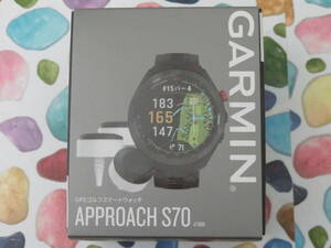 未使用品　限定モデル　GPSナビ　ウォッチ　ガーミン　アプローチ　GARMIN APPROACH S70 47mm BLACK センサー付き