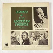 Django Reinhardt ジャンゴ ラインハルト / ジャンゴとアメリカン フレンズ 第1集~第2集 [2LP] 【帯付】【プロモ白ラベル 赤盤】 _画像2