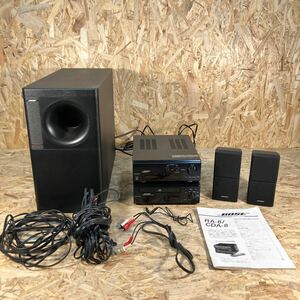 1円〜/BOSE/ボーズ/ACOUSTIMASS 5 SERIES III/アメリカンサウンドシステム/RA-8/CDA-8/ミニスピーカー/ペア/オーディオ機器/現状品