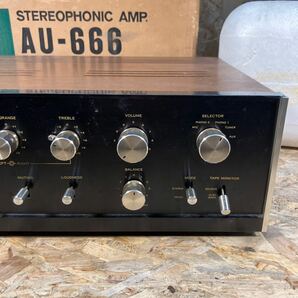 1円〜/Sansui/サンスイ/ステレオアンプ/ステレオチューナー/AU-666/TU-666/オーディオ機器/通電のみ確認/中古/現状品の画像3