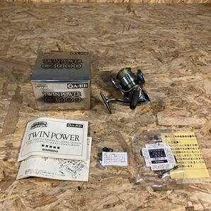 1円〜/SHIMANO/シマノ/TWIN POWER/ツインパワー/C3000/SR/A-RB/スピニングリール/釣具/中古/GW発送規定あり説明必読の画像1