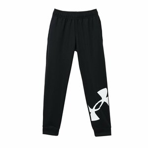 NUNDERARMOUR アンダーアーマー 1375485 ランニング ジョギング ロングパンツ ジュニア UAトラックパンツ トレーニング ブラック YXS