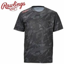 Rawlings ローリングス AST13S02 野球 Lightning Fire Ｔシャツ ブラック O_画像1