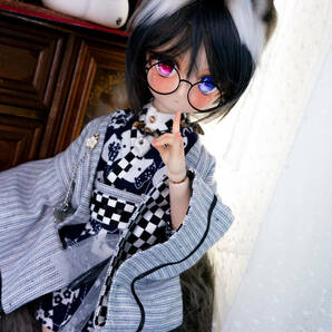 ★Atrium Hoshino★ DDH01 フレッシュ肌 カスタムヘッド + アイ +ウィッグ+(おまけ) MDD の画像7