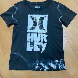 難あり　HURLEY ブラックTシャツ　110cm