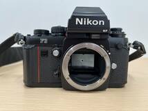 【1982】ニコンF3　一眼レフカメラ　フイルムカメラ ブラックボディ　Nikon AF MICRO NIKKOR 105mm 1:2.8 ジャンク品_画像2