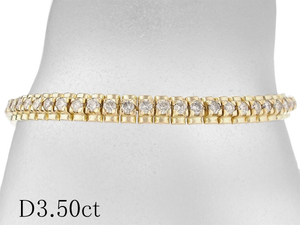  diamond /3.50ct design bracele K18YG