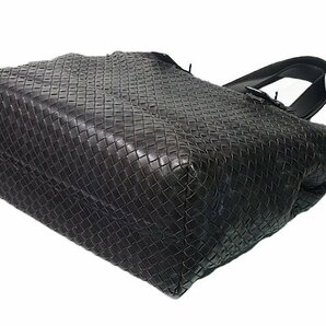 □1円スタート□ ボッテガ ヴェネタ BOTTEGA VENETA イントレチャート トートバッグ ブラウン 169612 VQ131 1301の画像3