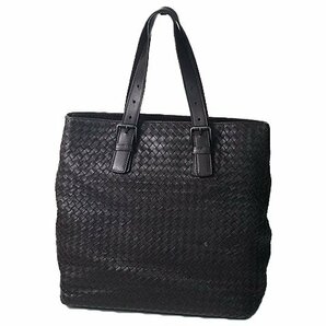 □1円スタート□ ボッテガ ヴェネタ BOTTEGA VENETA イントレチャート トートバッグ ブラウン 169612 VQ131 1301の画像1