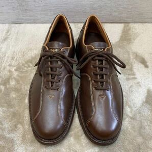 新品同様！定価8万円 イタリア製【Tricker's for Paul Smith】ポールスミス別注 トリッカーズ カーフレザー レザーシューズ 濃茶/UK8(27.0)の画像2