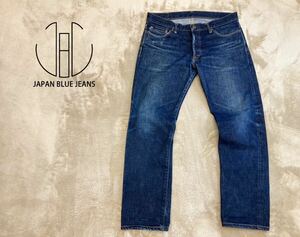 激落ち必至！美品【JAPAN BLUE JEANS】ジャパンブルージーンズ JB0401 14.8oz USコットン ヴィンテージデニム ジーンズ 濃紺 W34 日本製