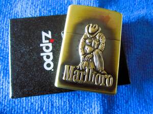 ZIPPOオイルライター　マルボロ　真鍮製　2012年 