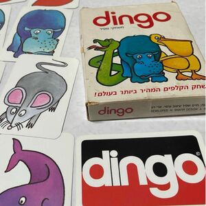 dingo ディンゴ　カードゲーム5歳〜　3人から6人　　　80年代のカードゲーム