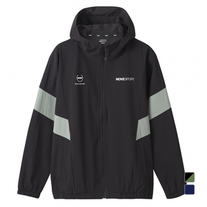 2024年 春夏モデル 1円～【新品】DESCENTE　MOVESPORT 4WAYストレッチナイロン 上下セット(size：M color：BKKH/BK) 