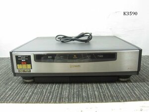 K3590M Panasonic パナソニック S-VHS ビデオデッキ NV-BS900 通電OK ジャンク