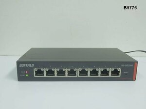 B5776S BUFFALO 8ポート ギガビットスイッチ GS-GS2008 アダプタ付き 通電ok