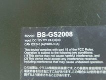 B5776S BUFFALO 8ポート ギガビットスイッチ GS-GS2008 アダプタ付き 通電ok_画像2