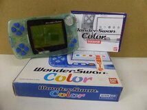 W8570R BANDAI バンダイ WonderSwan ワンダースワン [SWJ-777C1B] ジャンク品_画像1