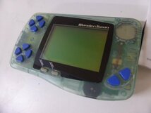 W8570R BANDAI バンダイ WonderSwan ワンダースワン [SWJ-777C1B] ジャンク品_画像3