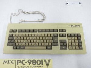 S3055S NEC PC-9801V キーボード 簡易確認済み 現状品