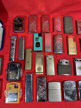 ライター ZIPPO 全44点 オイルライター ガスライター ジッポ 喫煙具 煙草 タバコ ZIPPO風 重量約2.37kg 大量 まとめて 動作未確認 現状品_画像4