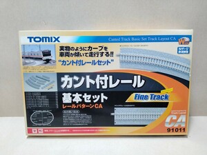 TOMIX カント付レール 基本セット レールパターンCA 91011