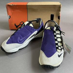 MS1083 未使用 NIKE ナイキ AIR FOOTSCAPE エアフットスケープ 311378 511 28cm 復刻版 WILD GRAPE/WHITE 箱・タグ付き (検)紫 白 2005年