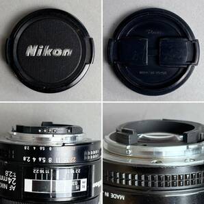 YM168 動作未確認 Nikon ニコン AF Nikkor 1:2.8 24mm オートフォーカス ニッコール カメラレンズ (検)一眼レフ 写真 撮影 光学機器 の画像10