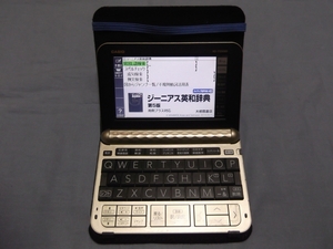 ★美品 カシオ CASIO EX-word DATAPLUS 10 XD-JTZ6000 電子辞書 動作確認済 ケース付き 電池付き