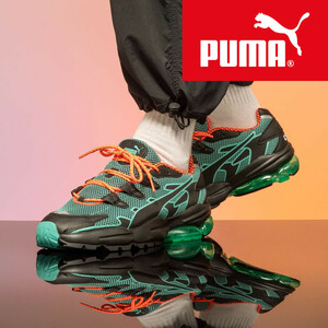 プーマ セル エイリアン コット PUMA CELL ALIEN KOTTO 369802-03 US9 JP27cm スニーカー メンズ グリーン 黒 送料無料です