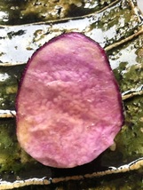 紫山芋の断面一例