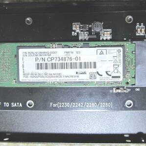 サムスン Samsung 128GB M.2 SATA SSD ( 2.5インチ SATAケース付き )の画像1