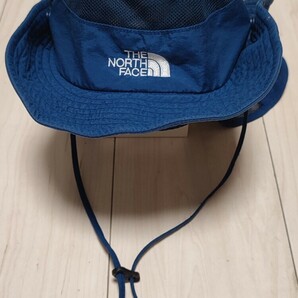 THE NORTH FACE ノースフェイス キッズ帽子 ハット ネイビー系/紺系 NNJ01810 サイズKM 中古品の画像1