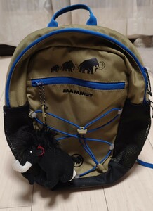 MAMMUT マムート キッズ リュックサック カーキー系 ブルー系 中古品