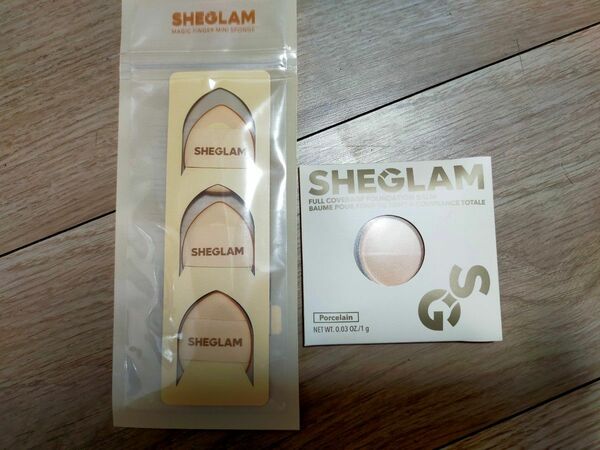 SHEGLAM ファンデーションサンプル　ミニスポンジ 