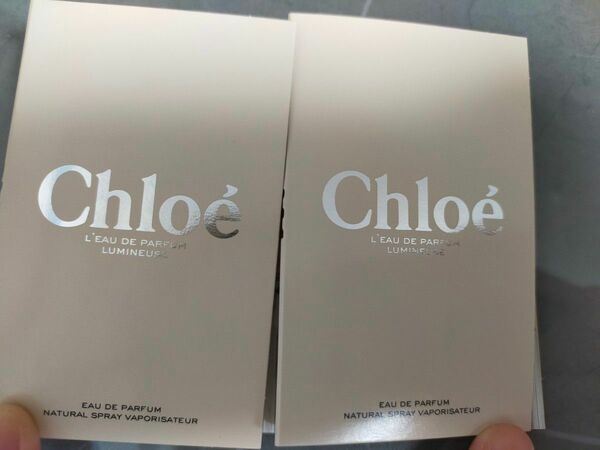 Chloe クロエ　オードパルファムルミヌーズ　香水サンプル2点