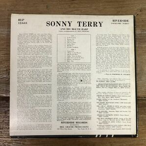 【 SONNY TERRY AND HIS MOUTH HARP 】 サニー・テリー / 1957年,59年 ,US盤,RLP12-644 RIVERSIDE RECORDS / USED保管品の画像3