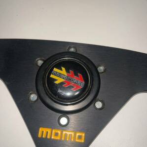MOMO CORSE モモ ステアリング ハンドル レザー 直径約35cm イタリア製 TYP V35 KB70068 の画像2