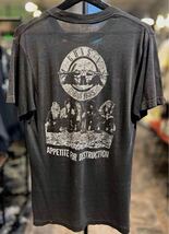 【80sヴィンテージ】GUNS N' ROSESガンズアンドローゼズ Appetite for Destruction アペタイトブートロックバンドTシャツsizeL/90−00s古着_画像4