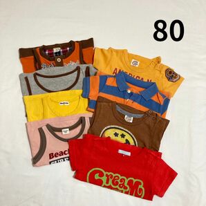 Tシャツ　80 トップス　半袖 タンクトップ　JUNK STORE ベビードール