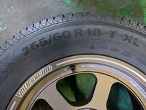 来店受け渡し可能♪265/60R18【トヨタ　ランドクルーザープラド150系】　RAYS VOLK RACING TE37XT　スタッドレスセットです。_画像8