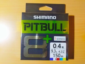 [ Shimano ]pitobru8+ 150m 5 цвет 0.4 номер 9.3lb реальный рыболовный не использовался труба n2404930sypm