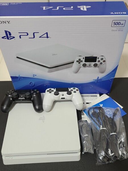 美品 PS4本体 コントローラー2台付 CUH2000A B02 500GB