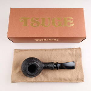 ⑥未使用 TSUGE ツゲ 柘 加賀 KAGA G9 901 パイプ 喫煙具 タバコ 煙草 箱付き