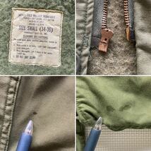 70s VINTAGE US NAVY アメリカ軍 VANDERBILT SHIRT CO. INC A2 デッキジャケット S_画像9