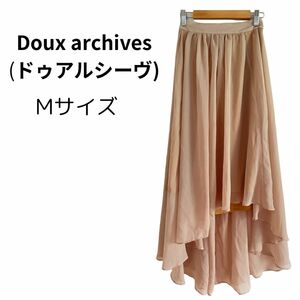 【新品未使用】Doux archives Hamac ドゥアルシーヴアマーク M ロングスカート ウエストゴム エレガント