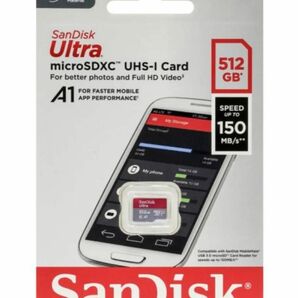 512GB microSDXCカード マイクロSD SanDisk サンディスクSDSQUAC-512G-GN6MN