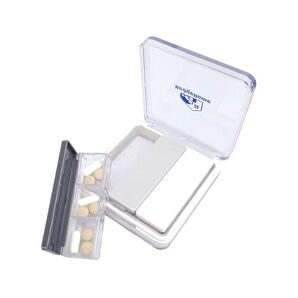 HedgeHome ピルケース 薬ケース コンパクト サプリケース 3日分収納 1日3回 シール付き (ホワイト) 新品未使用 白